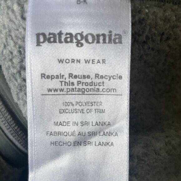 Patagonia Better Sweater Vest Mens XXL Gray Full Zip Fleece Logo MINT - Picture 5 of 8